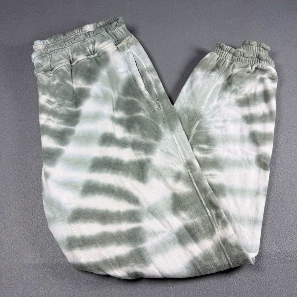 Abercrombie & Fitch Soft A&F Collection Tie Dye Sweatpants Size L Green Joggers